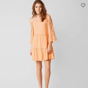 coco + jaimeson cold shoulder dress